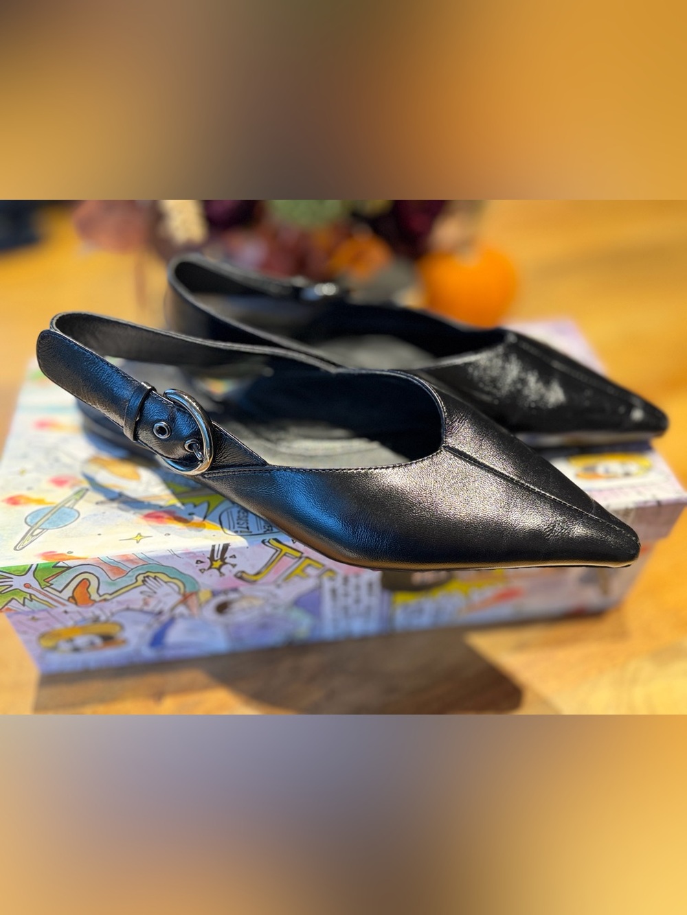 Jeffrey Campbell Scone slingback Flat- size 9